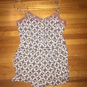 American eagle printed romper